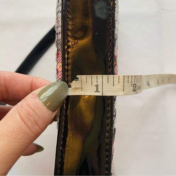 Y2K Betsey Johnson x Betseyville Black/ Red Plaid Tartan Sequined Clutch Purse - Picture 14 of 14